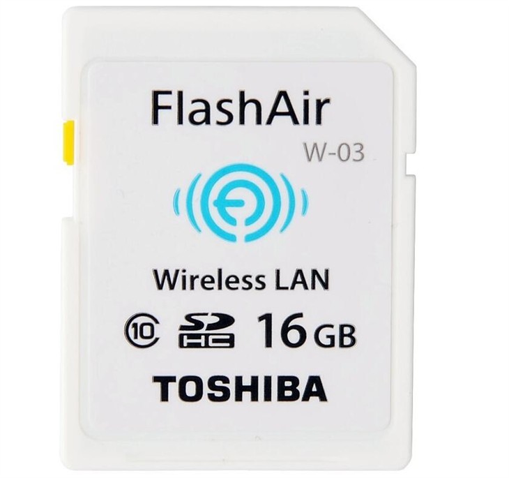 無線傳輸利器 16GB東芝FlashAir SD卡僅售129元，數(shù)碼交換更便捷